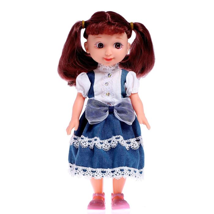 Кукла классическая «Полина» в платье кукла классическая полина в платье микс