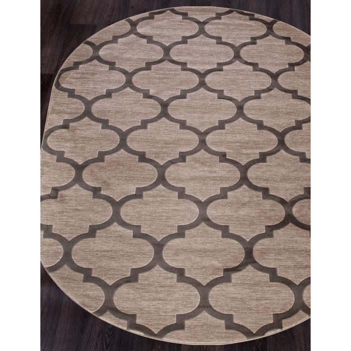 

Ковёр овальный Mega carving wk d422, размер 200x300 см, цвет oval, beige