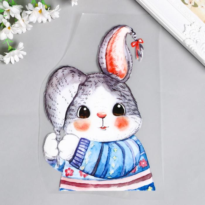 

Термонаклейка "Заюшка с косичками" 23х15 см