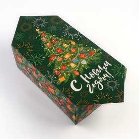 Сборная коробка‒конфета «Новогодняя ёлка», 18 х 28 х 10 см, Новый год