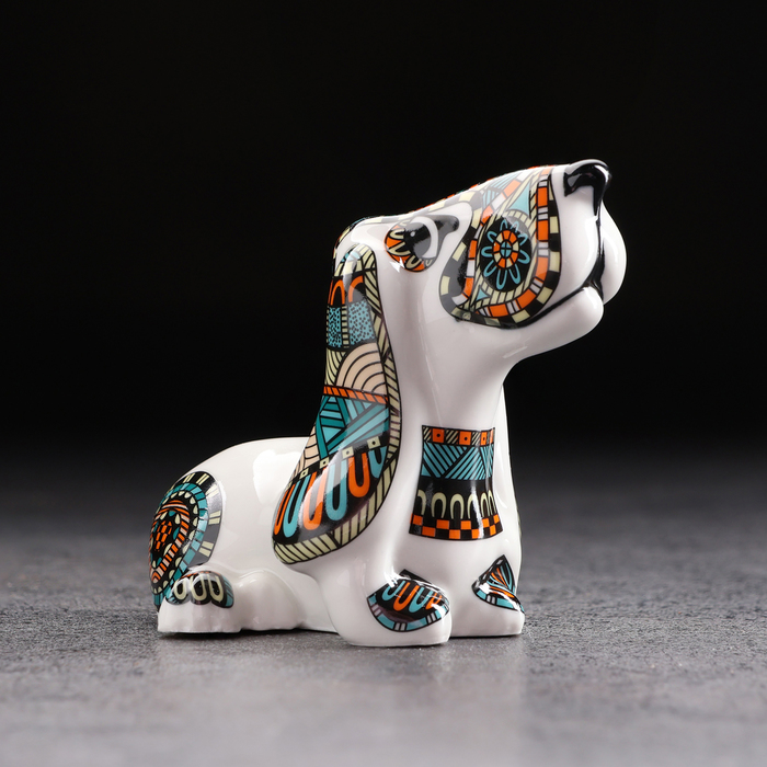 

Фигурка "Дружок", орнамент, 8х4,5х7 см
