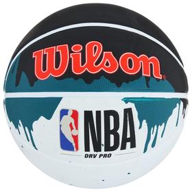 

Мяч баскетбольный WILSON NBA Drv Pro Drip, арт.WTB9101XB07 размер 7, резина, бутиловая камера, цвет белый/чёрный/зелёный