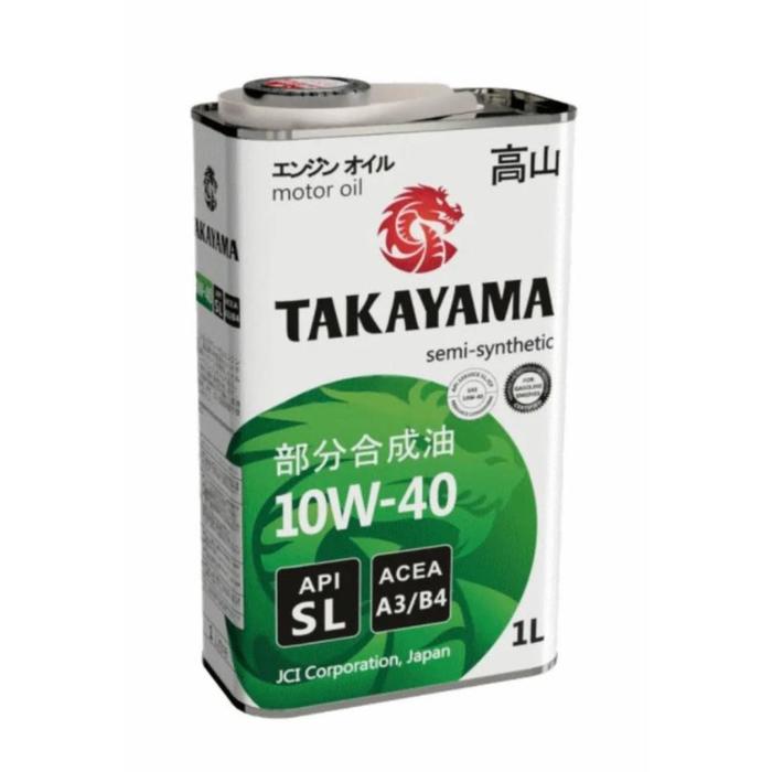 фото Масло takayama 10w-40 api sl, acea a3/b4, полусинтетическое, 1 л