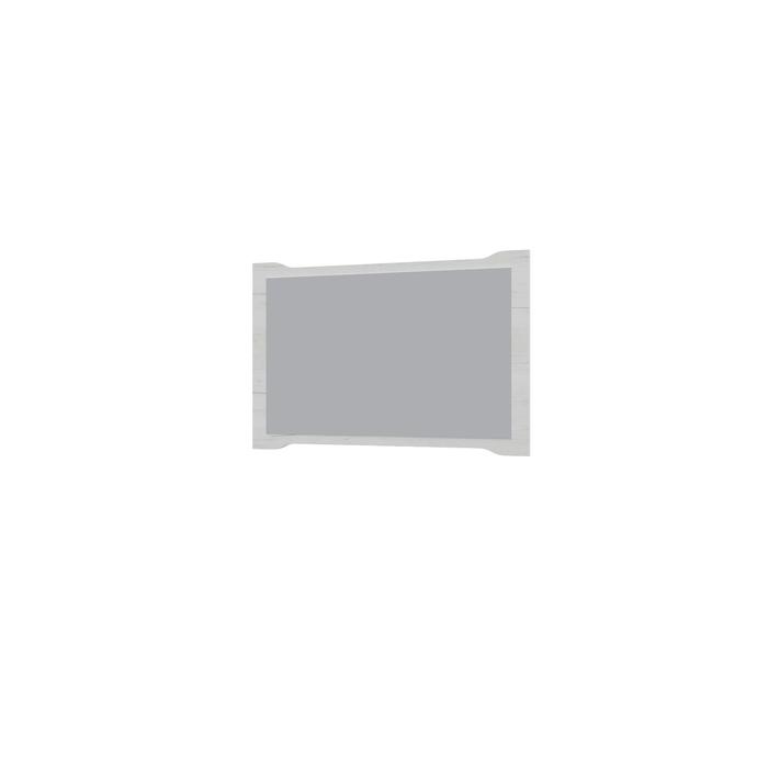 фото Зеркало «вега», лдсп, 90х60 см, цвет крафт белый/венге горизонт