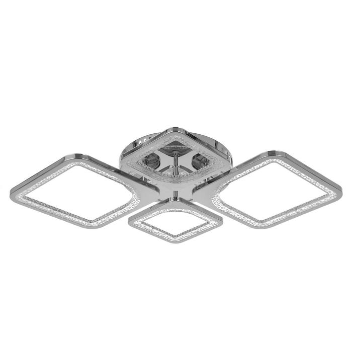

Люстра с ПДУ 1130/4CR LED 80Вт 3000-6000К диммер хром 70х35 см