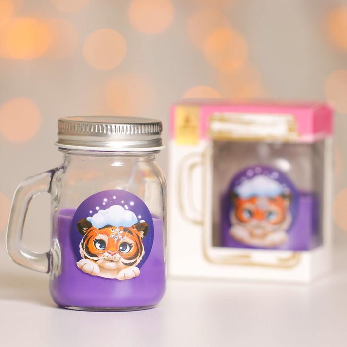 

Свеча-банка "Тигренок", 7,2 х 8,5 х 5,2 см