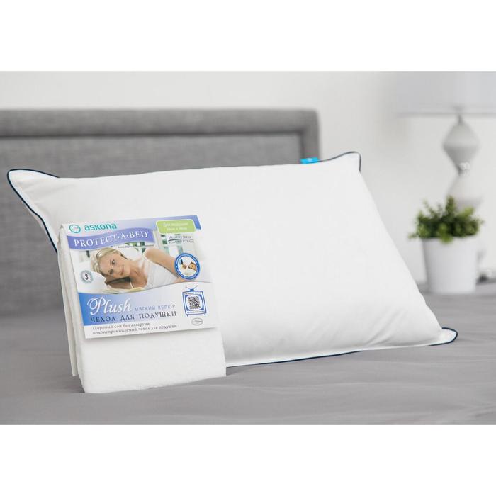 фото Чехол на подушку protect-a-bed plush, размер 50x70 см askona