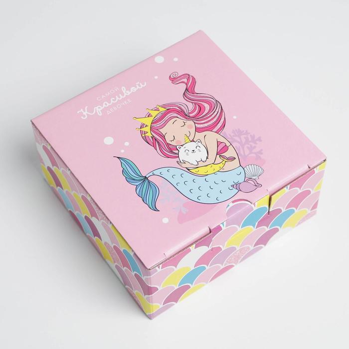 фото Коробка‒пенал «beautiful», 15 × 15 × 7 см дарите счастье