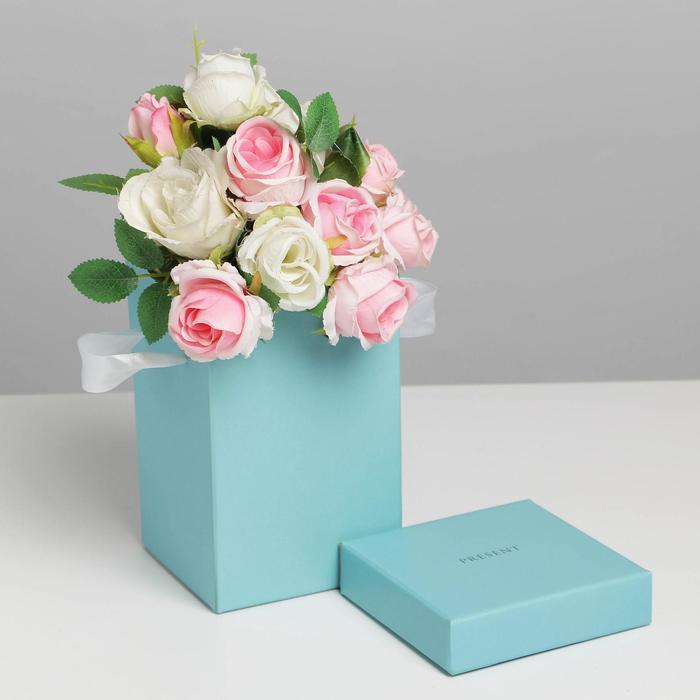 Коробка складная «Present», 10 х 18 см коробка складная голубая present 30 х 30 х 19 см