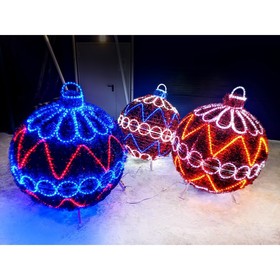 

Светодиодная фигура "Новогодняя композиция", объемная, 400 х 400 х 155 см, 200 Вт