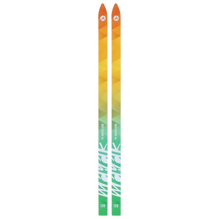 Лыжи детские деревянные, 120 см, цвета микс
