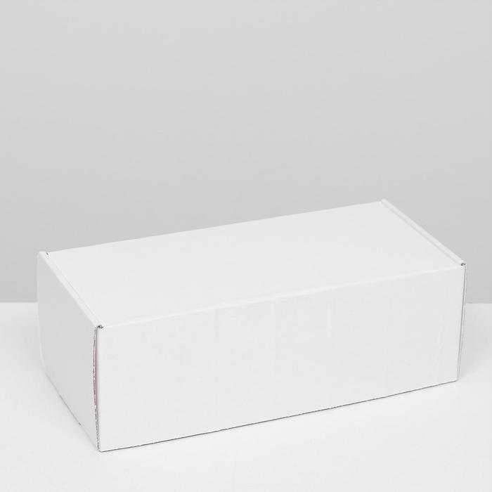 цена Коробка самосборная, без окна, белая, 16 х 35 х 12 см