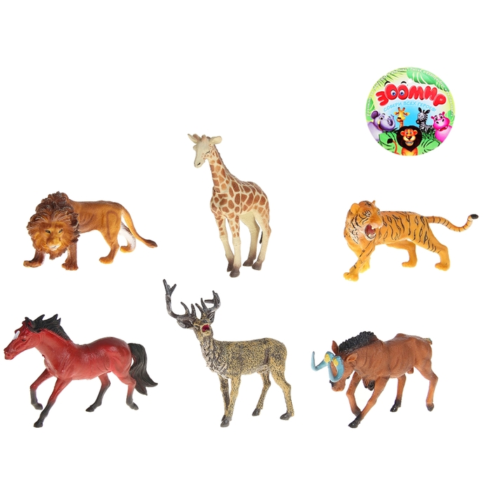 Фигурка животного "Зоомир", МИКС