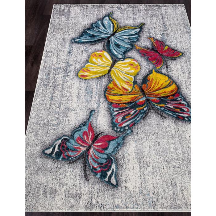 

Ковёр прямоугольный Rio c064, размер 200x300 см, цвет gray-multicolor