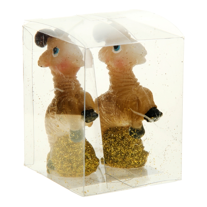 Свеча воск "Коза на золотых монетах"