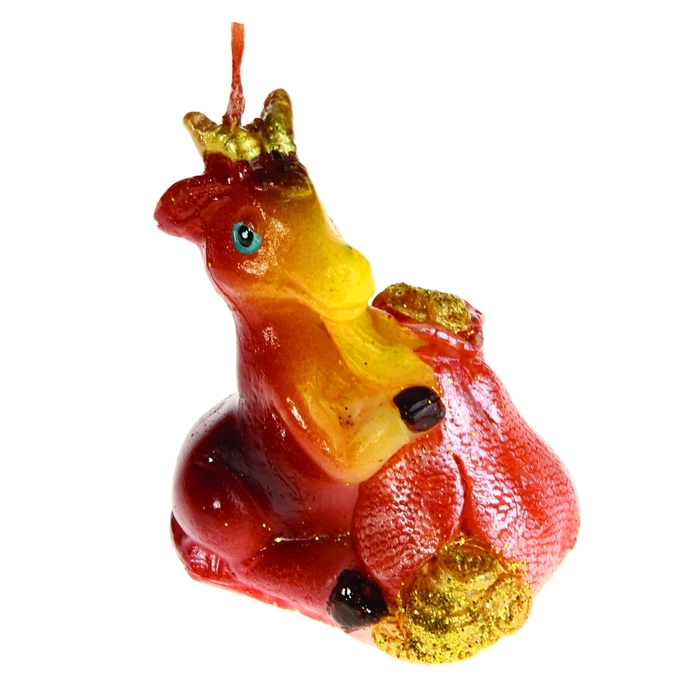 Свеча воск "Коза с денежным мешочком"