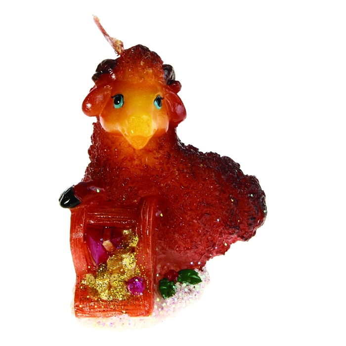 Свеча воск "Коза с сокровищами"