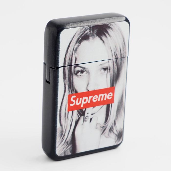 Зажигалка газовая Supreme, пьезо, 1 х 3.5 х 5.8 см зажигалка газовая герб пьезо 1 х 3 5 х 6 7 см