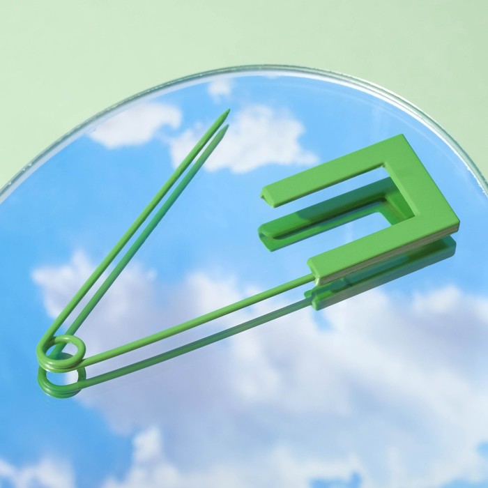 

Булавка "Яркость" квадрат 7 см, цвет зелёный