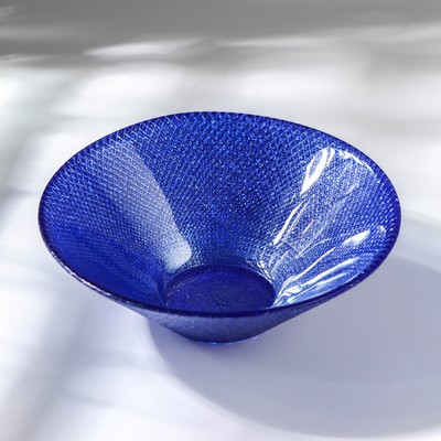 Салатник «Глория», d=15 см, цвет синий - Фото 1