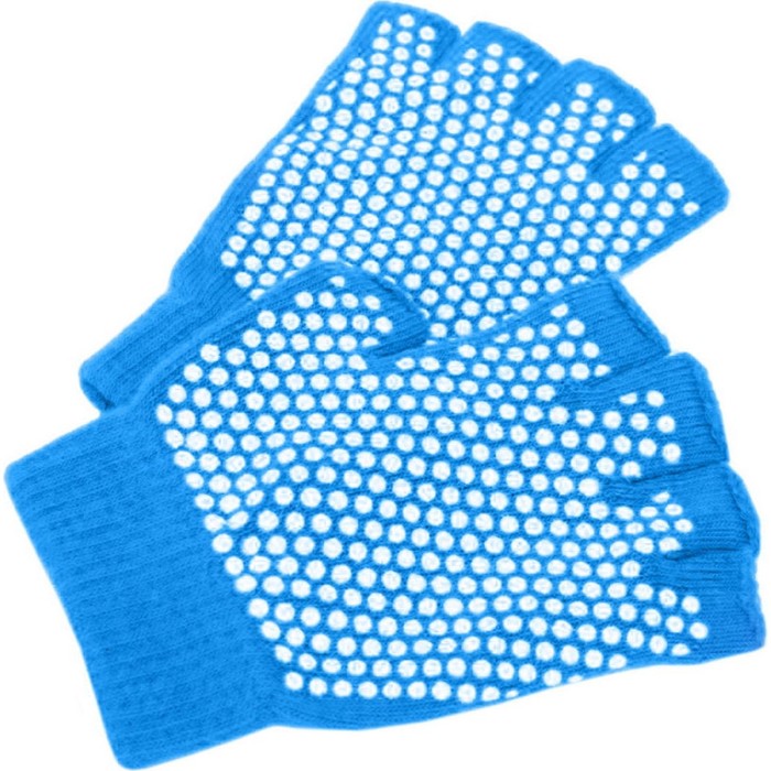 Перчатки для занятий йогой Bradex SF 0277, противоскользящие, голубые