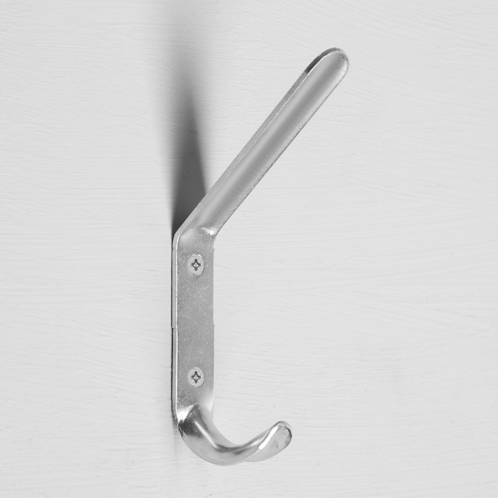 Крючок-вешалка ТУНДРА №4, покрытие цинк, 1 шт. крючок вешалка 4 покрытие цинк