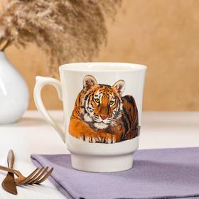 

Кружка "Водолей с тигром", символ года 2022, белая, деколь, керамика, 0.6 л, микс