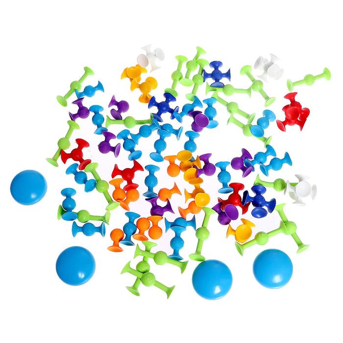 фото Конструктор «забавные присоски», 76 деталей