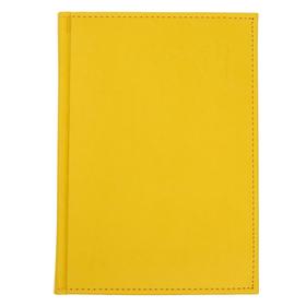 Ежедневник датированный А5 на 2022 год, 168 листов, обложка искусственная кожа Vivella, жёлтый Ош