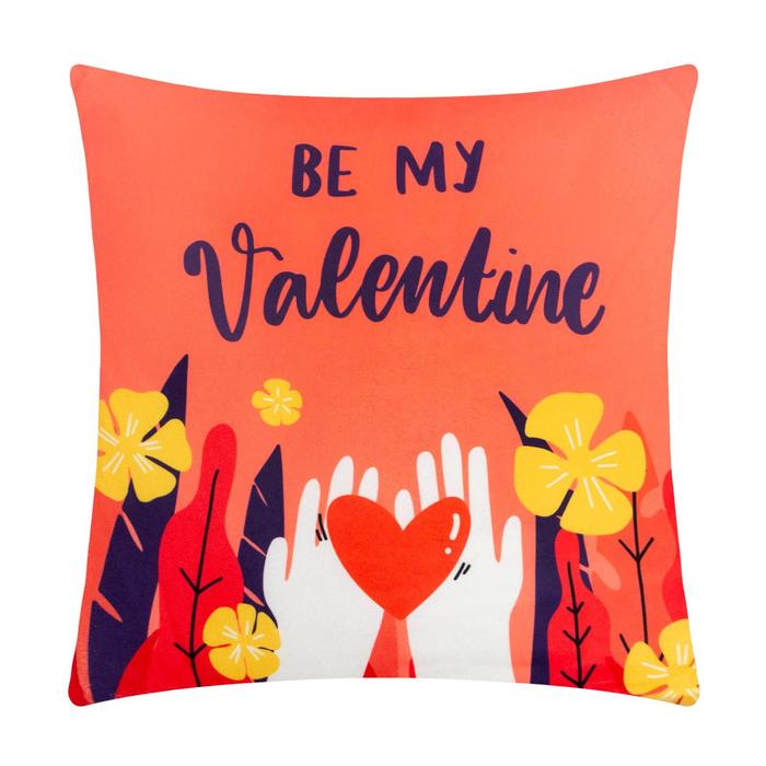 

Подушка-плед Этель "Valentine", подушка 40*40±3 см, плед 100*150 см 100%п/э, 280 г/м2