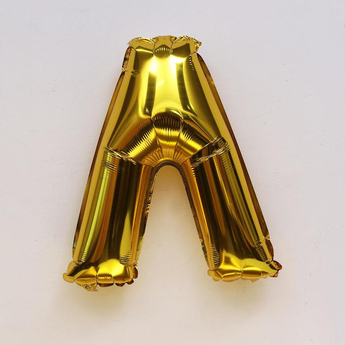 

Шар фольгированный 16" «Буква Л», цвет золотой