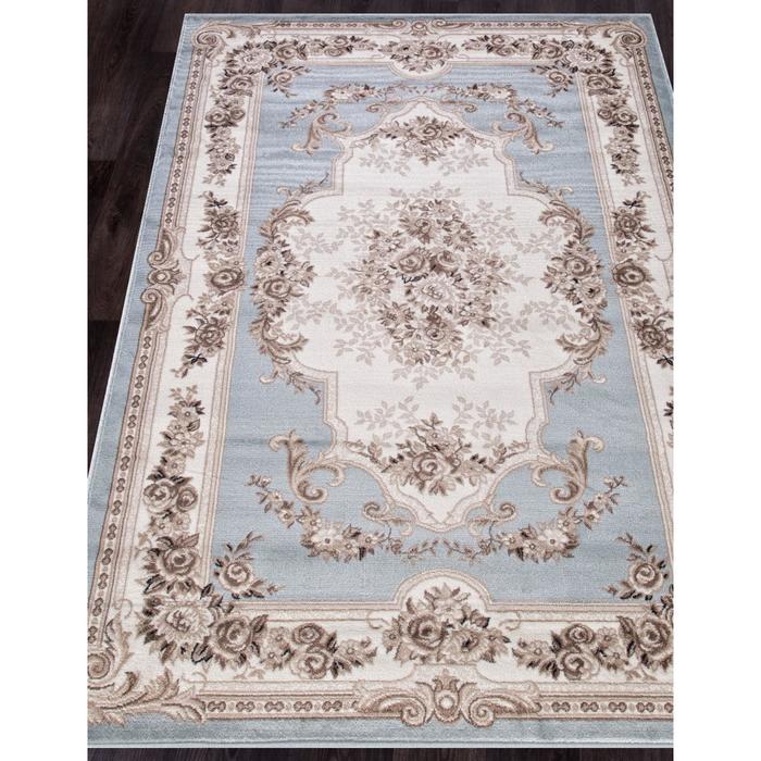 

Ковёр прямоугольный Valencia deluxe 4015, размер 200x400 см, цвет l.blue-brown