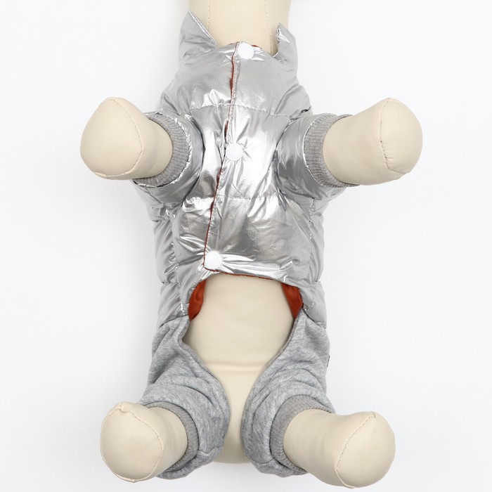 Комбинезон "Космонавт", размер 8 (ДС 23 см, ОГ 30, ОШ 22 см), серебряный 6968242