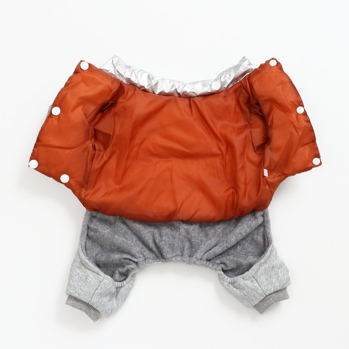 Комбинезон "Космонавт", размер 8 (ДС 23 см, ОГ 30, ОШ 22 см), серебряный 6968242