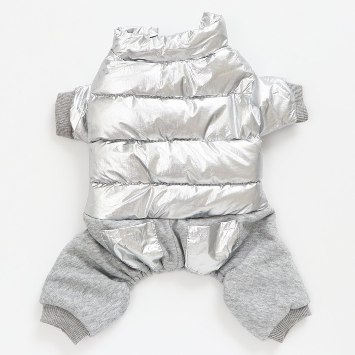 Комбинезон "Космонавт", размер 10 (ДС 25 см, ОГ 34 см, ОШ 24 см), серебряный 6968243 - фото 59866