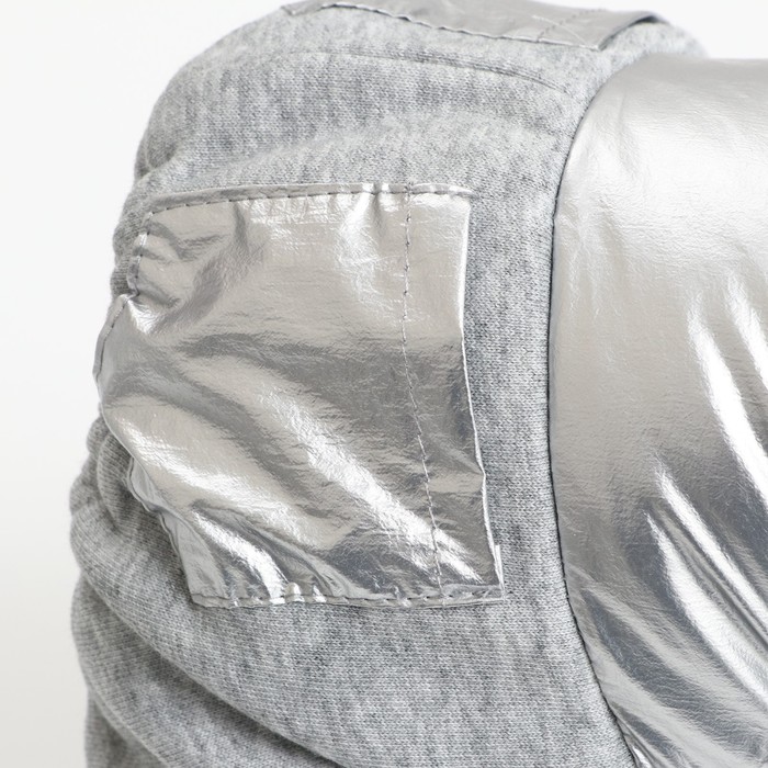 Комбинезон "Космонавт", размер 10 (ДС 25 см, ОГ 34 см, ОШ 24 см), серебряный 6968243 - фото 59868