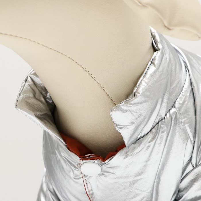 Комбинезон "Космонавт", размер 12 (ДС 28 см, ОГ 38 см, ОШ 27 см),  серебряный 6968244