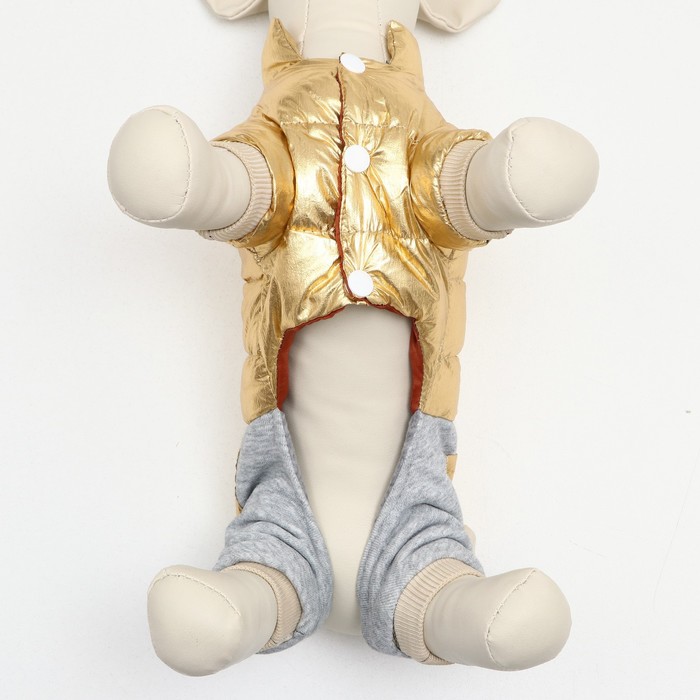 Комбинезон "Космонавт", размер 10 (ДС 25 см, ОГ 34 см, ОШ 24 см), золотой 6968249