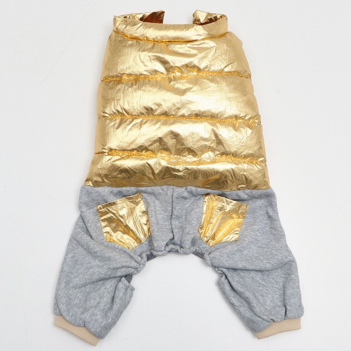 Комбинезон "Космонавт", размер 10 (ДС 25 см, ОГ 34 см, ОШ 24 см), золотой 6968249