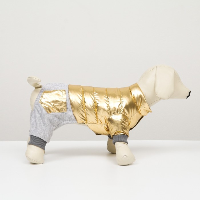 Комбинезон "Космонавт", размер 14 (ДС 32 см, ОГ 42 см, ОШ 31 см), золотой 6968251