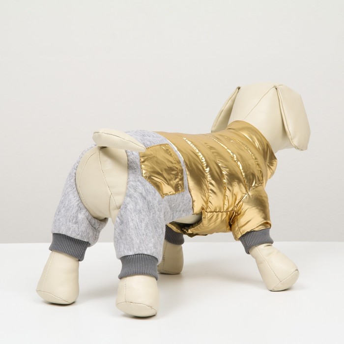 Комбинезон "Космонавт", размер 14 (ДС 32 см, ОГ 42 см, ОШ 31 см), золотой 6968251