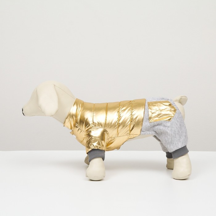 Комбинезон "Космонавт", размер 14 (ДС 32 см, ОГ 42 см, ОШ 31 см), золотой 6968251