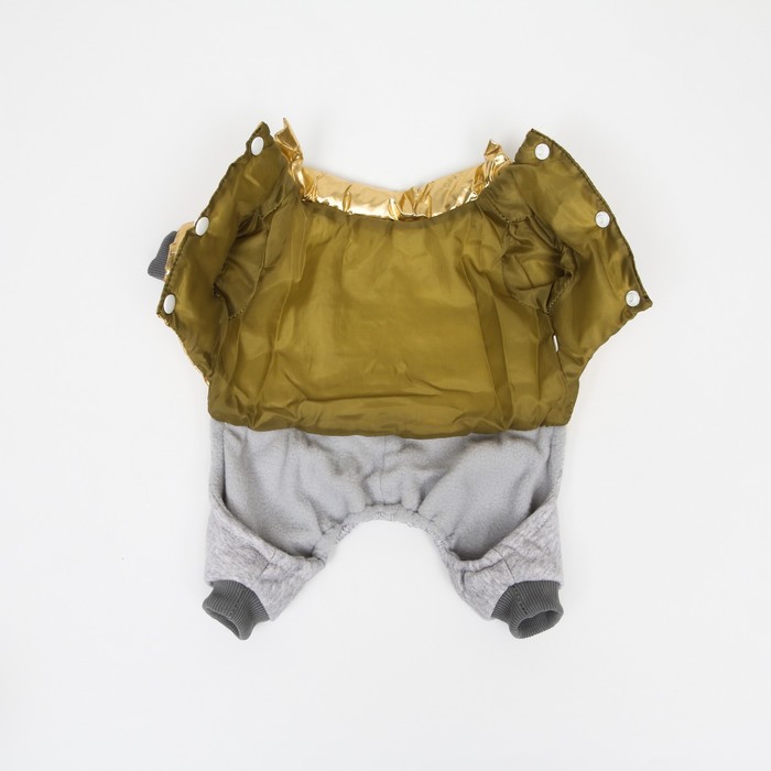 Комбинезон "Космонавт", размер 14 (ДС 32 см, ОГ 42 см, ОШ 31 см), золотой 6968251