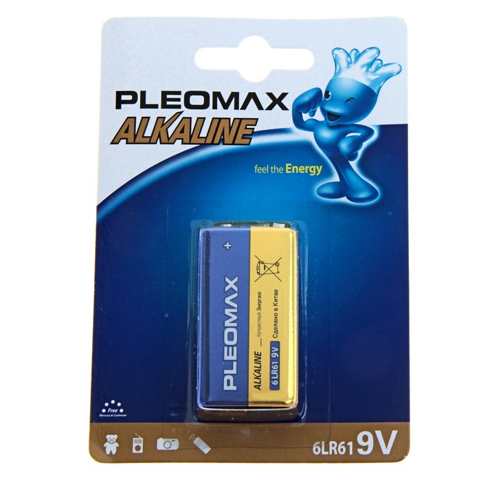 Батарейка алкалиновая Samsung Pleomax крона блистер 6LR61-1BL