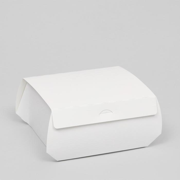 Коробка самосборная, белая, 15 х 12 х 8 см