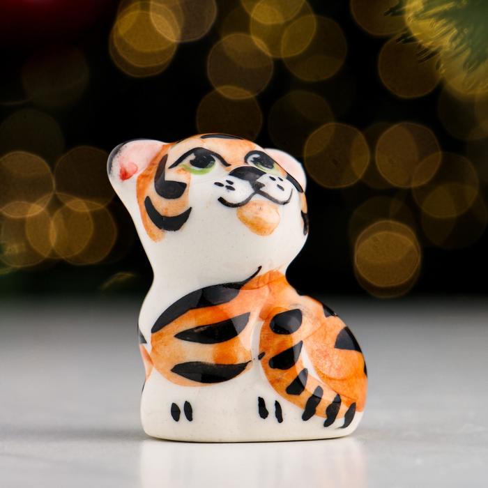 

Сувенир "Тигр", средний, 4х3х4,5 см, цвет