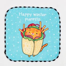 

Салфетка Winter purrito, 20х20 см, п/э