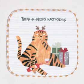 

Салфетка для уборки «Тигр», 20х20 см, п/э