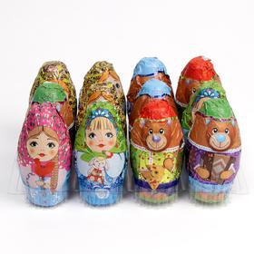 

Фигура из кондитерской глазури "Матрёшка и медведь", дисплей бокс, 40 г