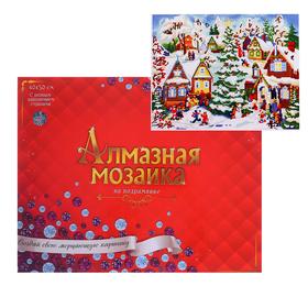 

Алмазная мозаика 40×50 см, с подрамником, с полным заполнением, 28 цв. «Новогодняя суматоха»